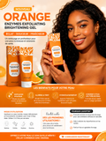 Gel Exfoliant Éclaircissant aux Enzymes d'Orange