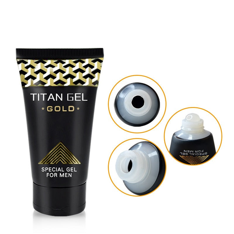 Titan Gel Gold Original – Gel Intime de Massage Premium pour Hommes (50 ml)